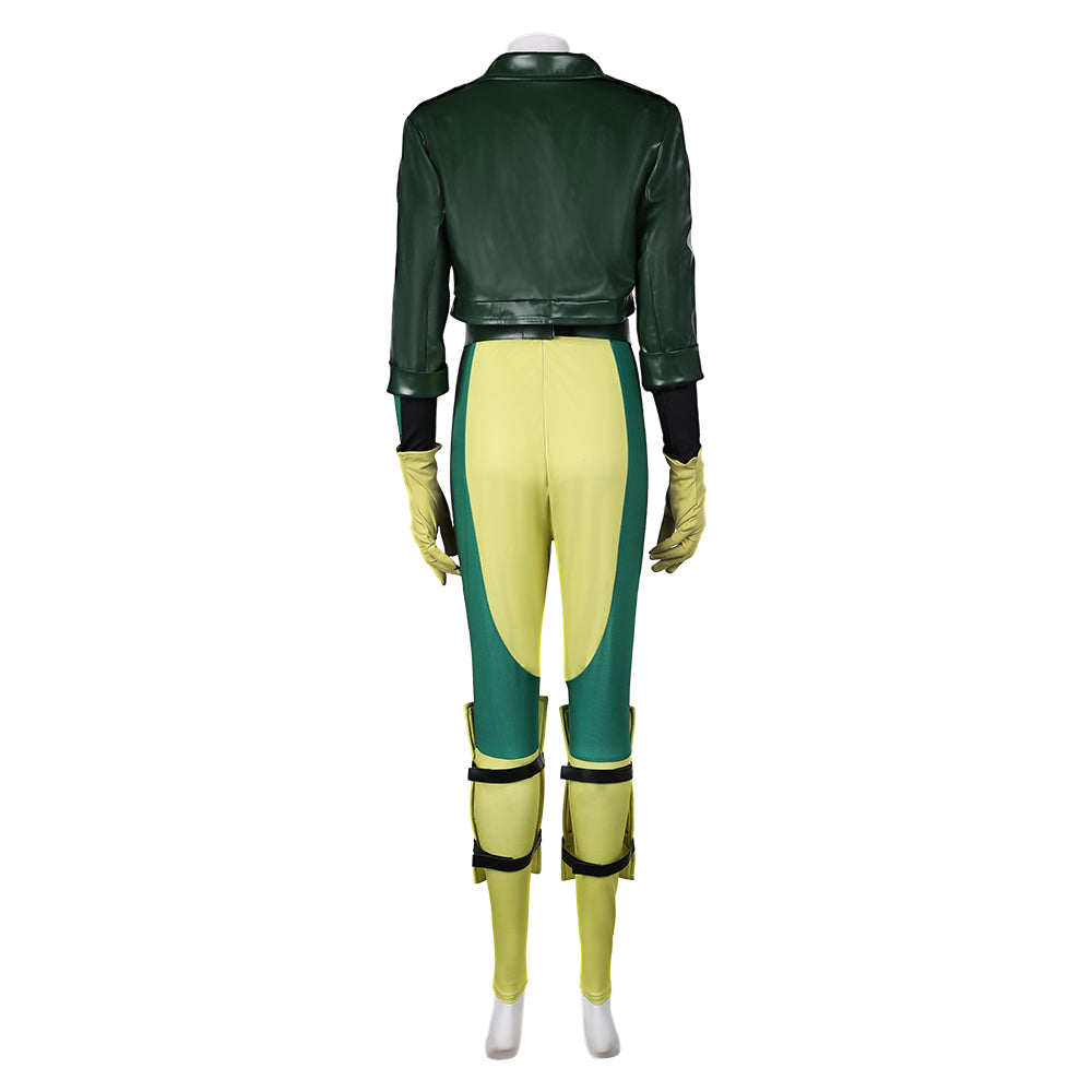 TV X-Men '97(2024) Rogue Combinaison Verte Cosplay Costume
