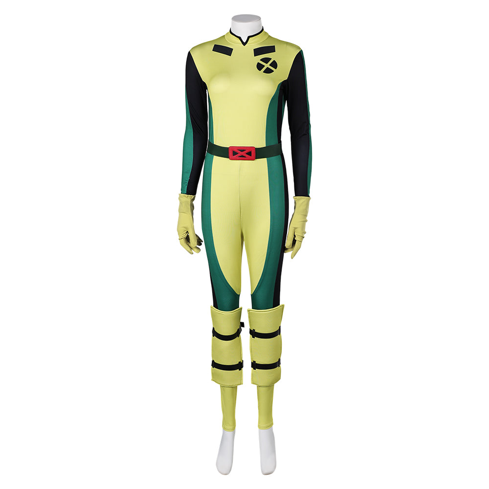 TV X-Men '97(2024) Rogue Combinaison Verte Cosplay Costume