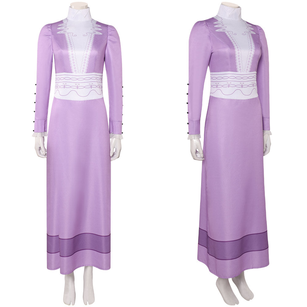 Un Monstre à Paris Lucille Robe Violettte Cosplay Costume
