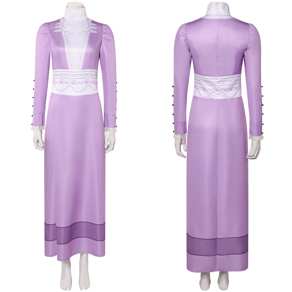 Un Monstre à Paris Lucille Robe Violettte Cosplay Costume