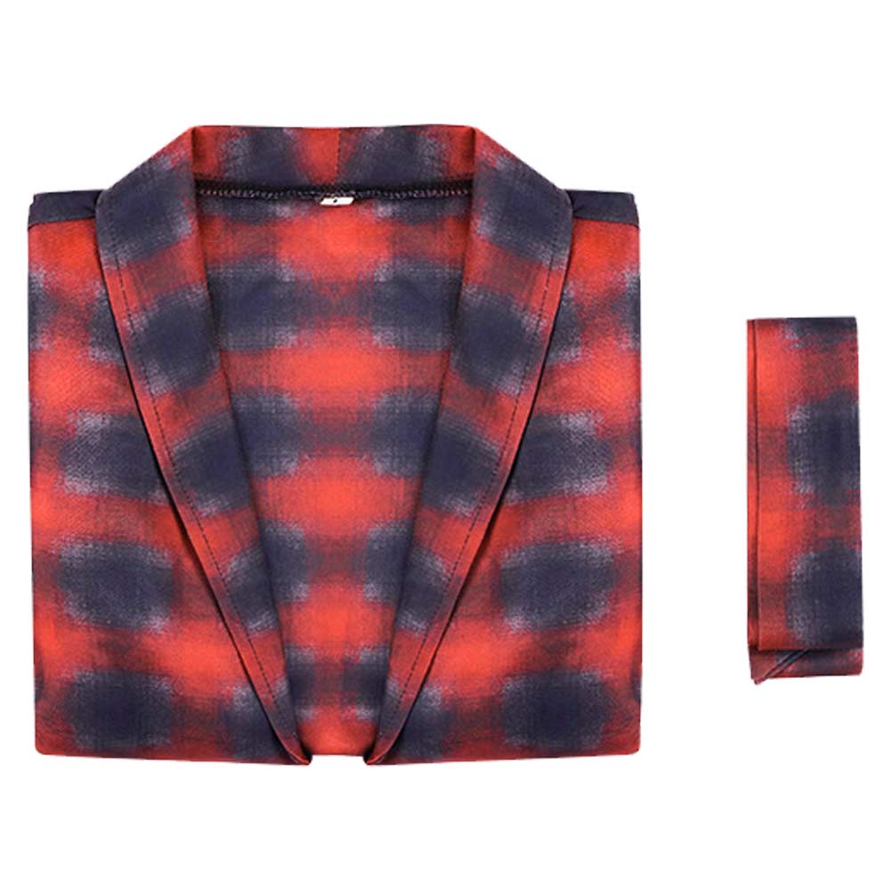 Une Bataille Après L'Autre(2025) Bob Veste Rouge et Noire Cosplay Costume