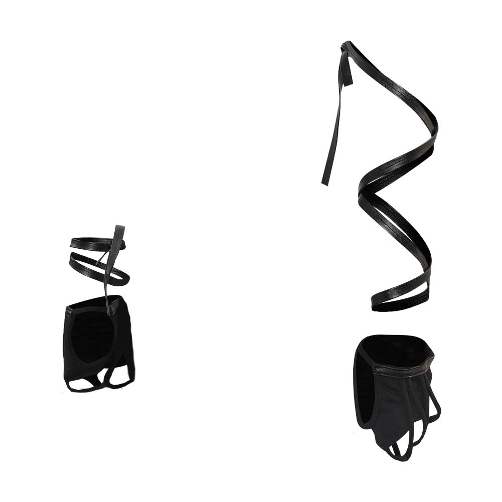 Valorant Fade Gants Noires Cosplay Accessoire