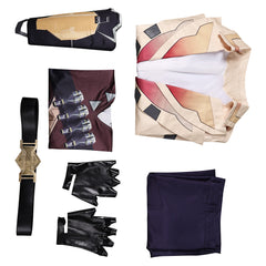 Valorant Tejo Tenue Jaune et Noire Cosplay Costume