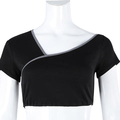 Valorant Waylay Tenue Jaune et Bleue Cosplay Costume