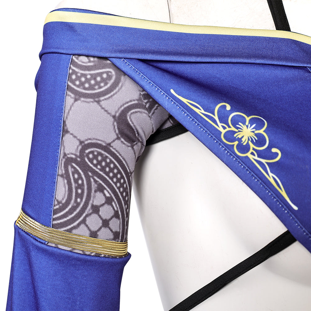 Venus Vacation Prism: Dead or Alive Xtreme(2025) Monika Maillot de Bain Bleu Cosplay Costume