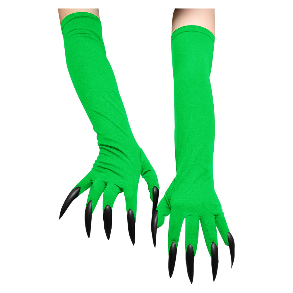 Wicked Elphaba Gants+Leggings Verts Cosplay Accessoires