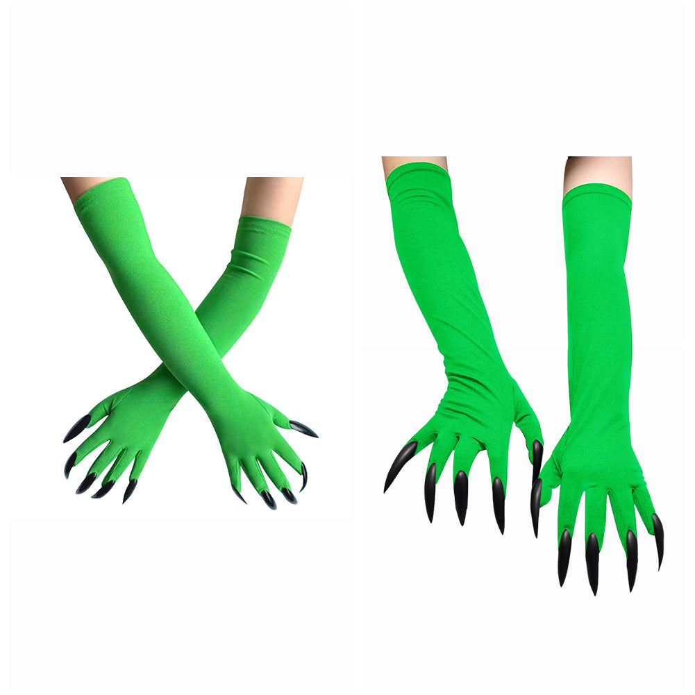 Wicked Elphaba Gants+Leggings Verts Cosplay Accessoires