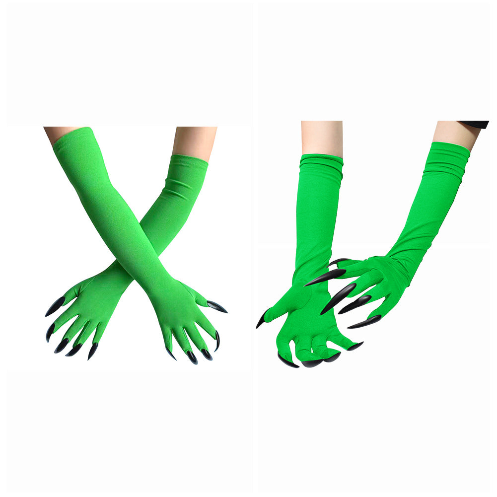Wicked Elphaba Gants+Leggings Verts Cosplay Accessoires