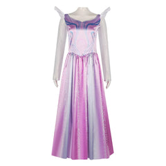 Wicked Glinda Robe Rose Sans Manches Cosplay Costume