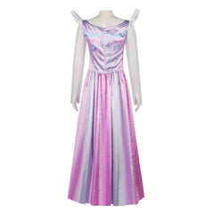Wicked Glinda Robe Rose Sans Manches Cosplay Costume