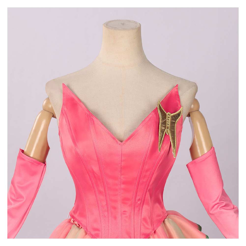 Wicked Glinda Robe Soirée Rose Copslay Costume