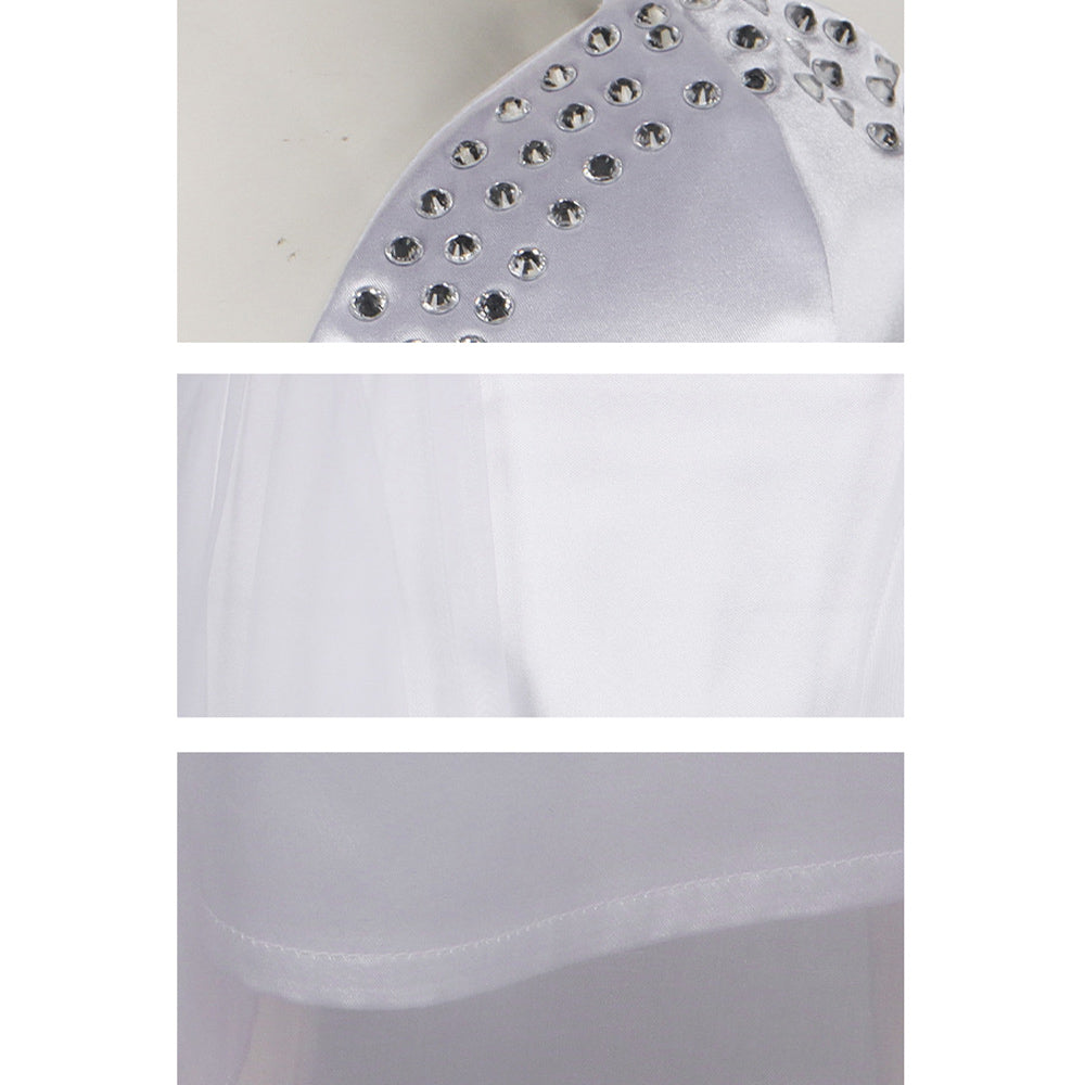 Wicked Glinda Robe Violette Argentée Cosplay Costume