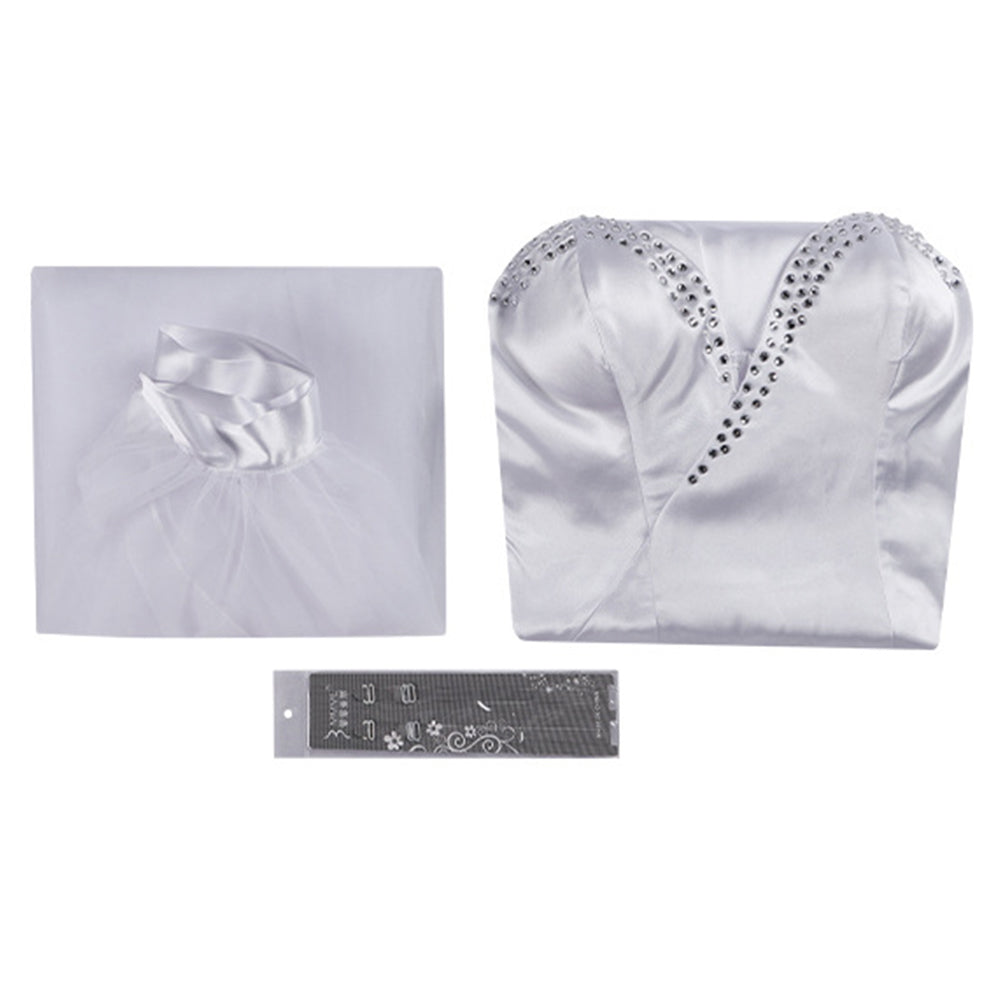 Wicked Glinda Robe Violette Argentée Cosplay Costume