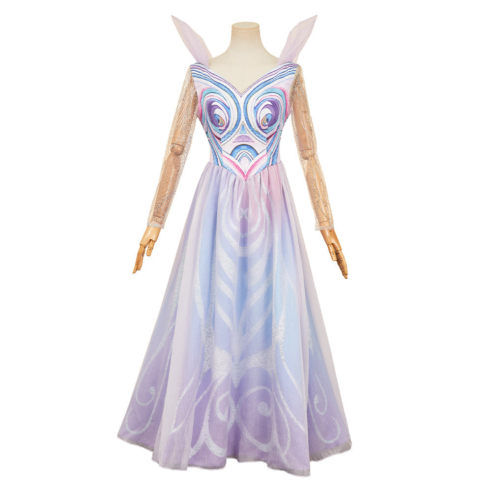 Wicked Glinda Robe Violette Cosplay Costume Ver.2