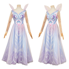 Wicked Glinda Robe Violette Cosplay Costume Ver.2