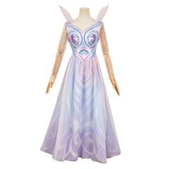 Wicked Glinda Robe Violette Cosplay Costume Ver.2