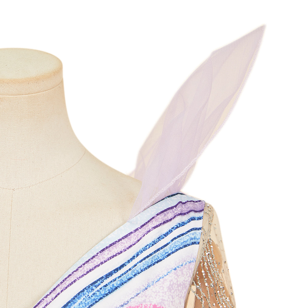 Wicked Glinda Robe Violette Cosplay Costume Ver.2