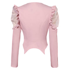 Wicked Glinda Veste Rose Cosplay Costume