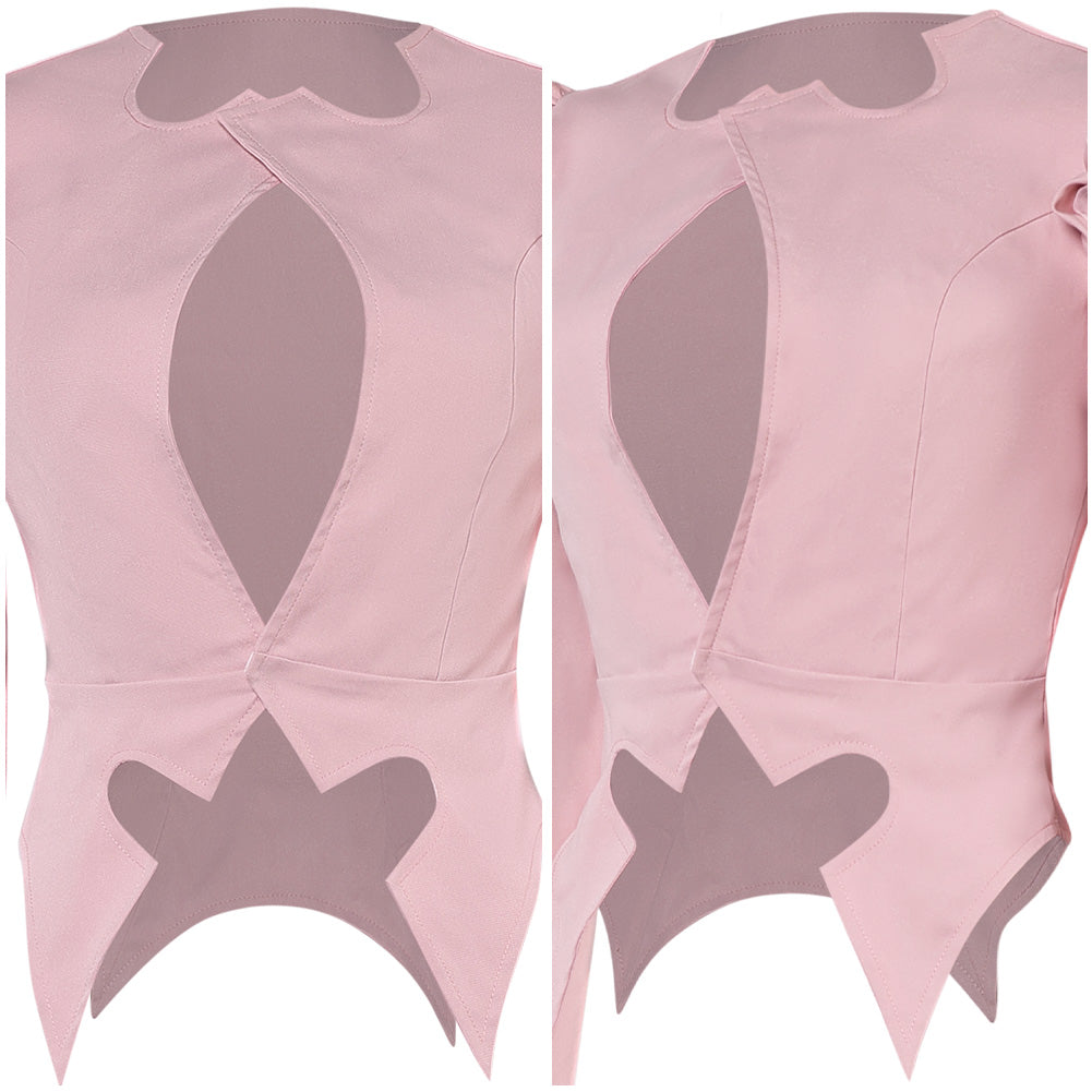 Wicked Glinda Veste Rose Cosplay Costume