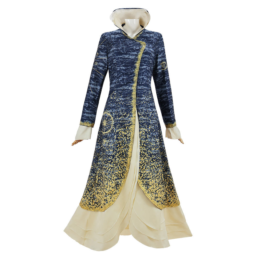 Wicked Madame Morrible Robe Bleue Cosplay Costume