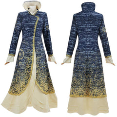 Wicked Madame Morrible Robe Bleue Cosplay Costume