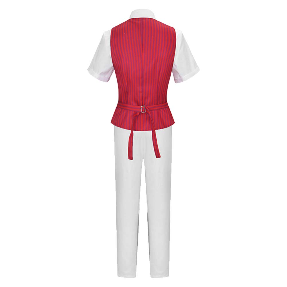 Wicked Prince Fiyero Tenue de Gilet Rouge Cosplay Costume