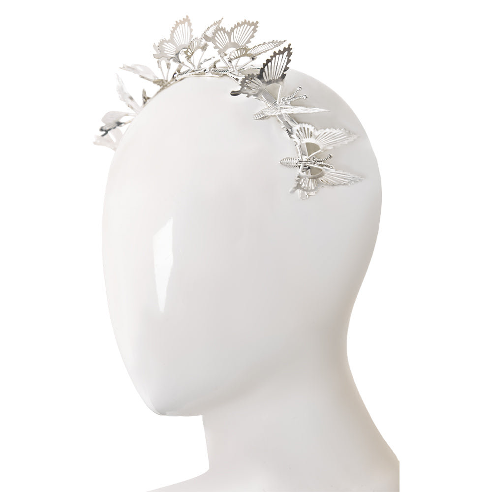 Wicked: For Good(2025) Glinda Accessoire pour Cheveux Papillon Argenté Cosplay