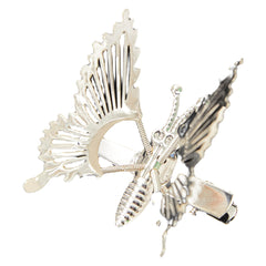 Wicked: For Good(2025) Glinda Accessoire pour Cheveux Papillon Argenté Cosplay