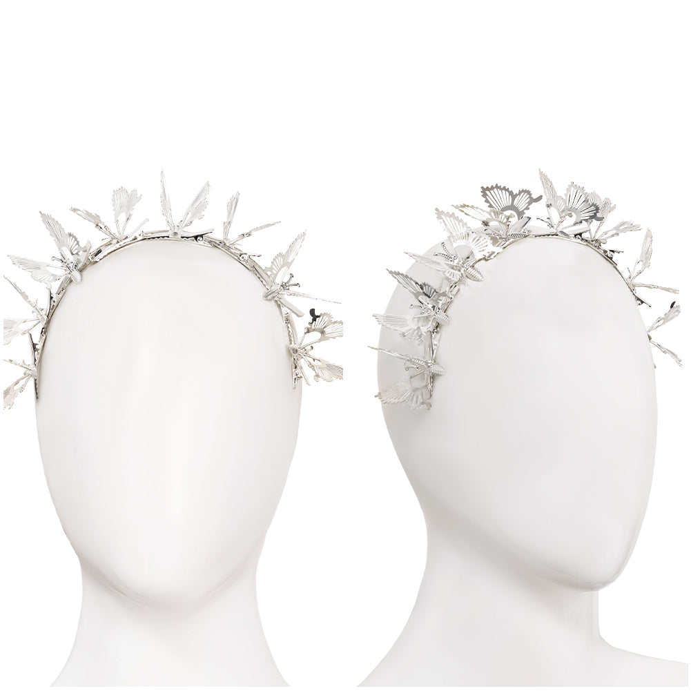 Wicked: For Good(2025) Glinda Accessoire pour Cheveux Papillon Argenté Cosplay