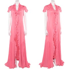 Wicked: For Good(2025) Glinda Pyjama Robe Rose Cosplay Costume