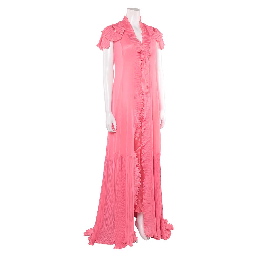 Wicked: For Good(2025) Glinda Pyjama Robe Rose Cosplay Costume