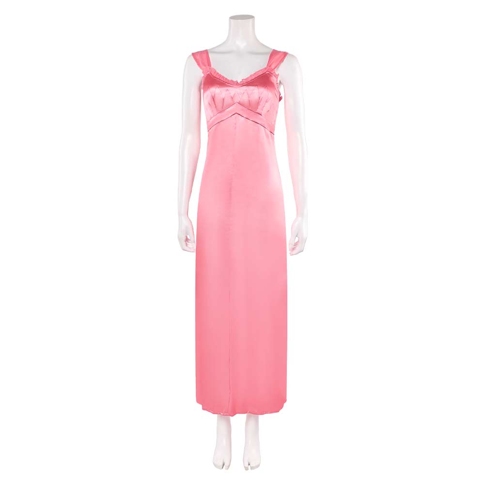 Wicked: For Good(2025) Glinda Pyjama Robe Rose Cosplay Costume