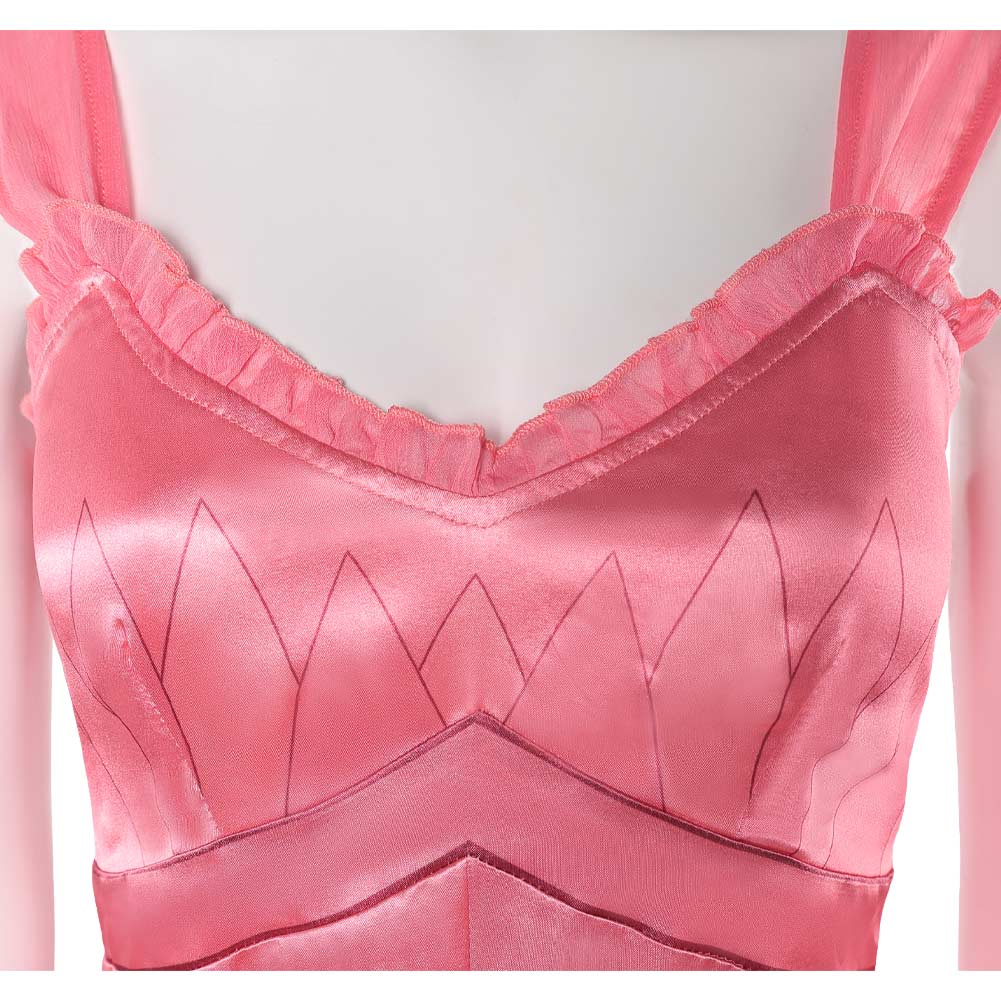 Wicked: For Good(2025) Glinda Pyjama Robe Rose Cosplay Costume