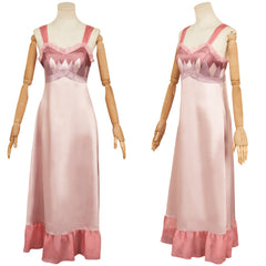 Wicked: For Good(2025) Glinda Robe à Bretelles Rose Cosplay Costume