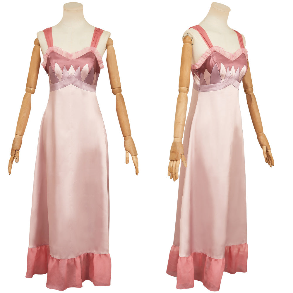 Wicked: For Good(2025) Glinda Robe à Bretelles Rose Cosplay Costume