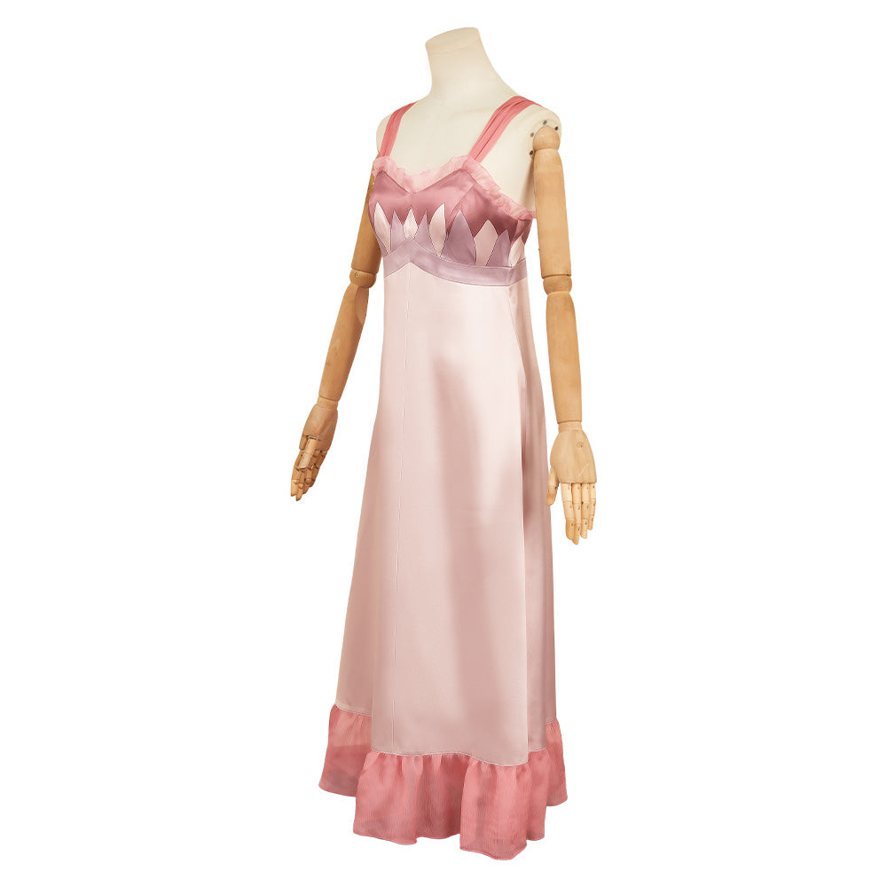 Wicked: For Good(2025) Glinda Robe à Bretelles Rose Cosplay Costume
