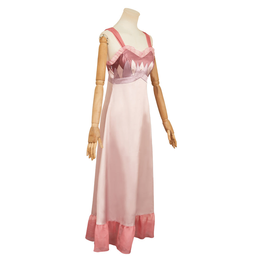 Wicked: For Good(2025) Glinda Robe à Bretelles Rose Cosplay Costume