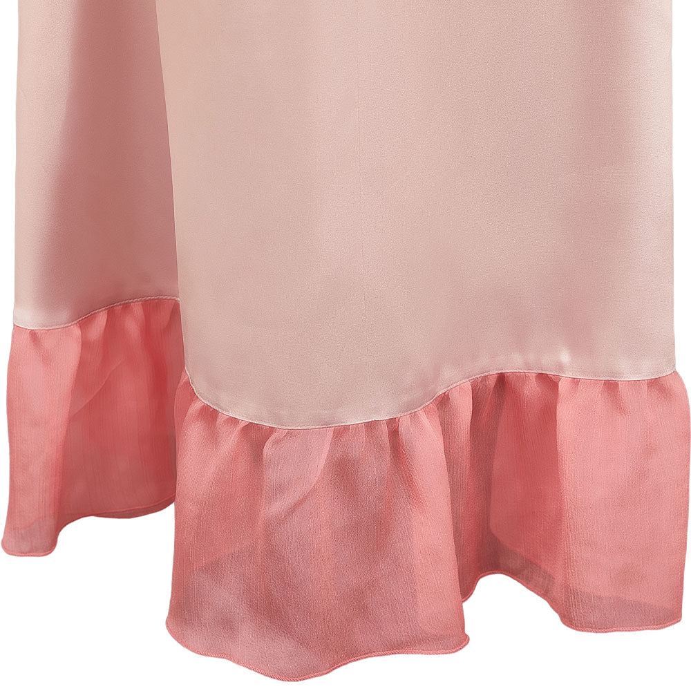 Wicked: For Good(2025) Glinda Robe à Bretelles Rose Cosplay Costume