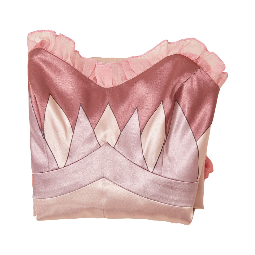 Wicked: For Good(2025) Glinda Robe à Bretelles Rose Cosplay Costume