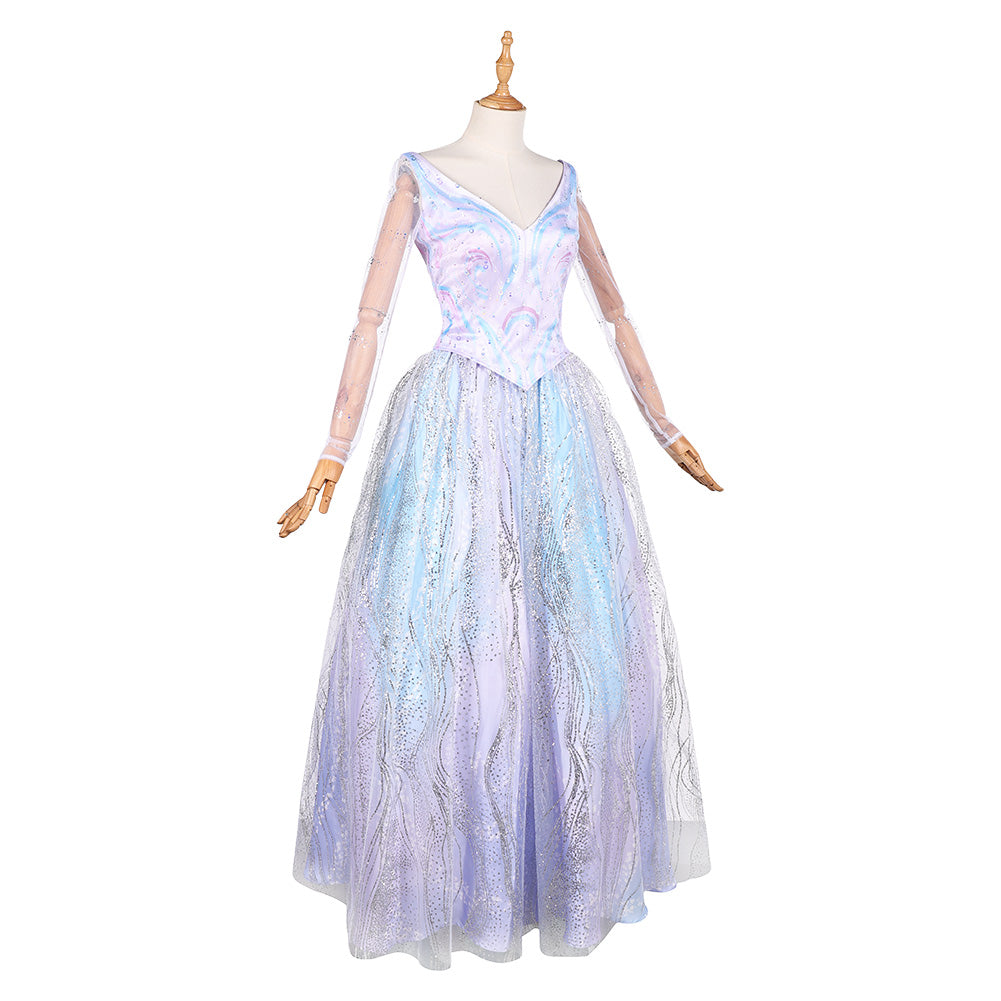 Wicked: For Good(2025) Glinda Robe Irisée Cosplay Costume