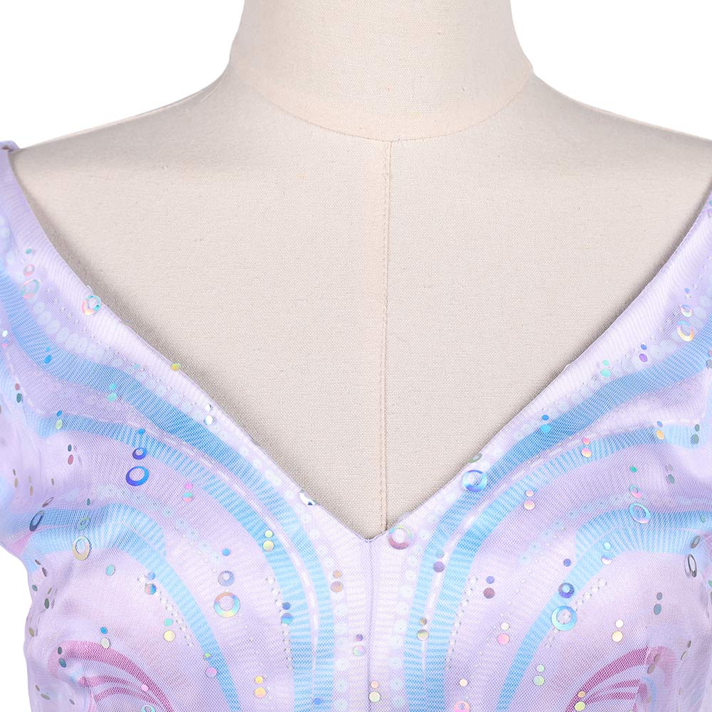 Wicked: For Good(2025) Glinda Robe Irisée Cosplay Costume