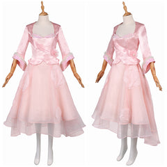 Wicked: For Good(2025) Glinda Robe Rose 2-pièces Cosplay Costume