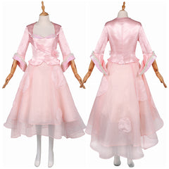 Wicked: For Good(2025) Glinda Robe Rose 2-pièces Cosplay Costume