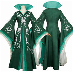 Wicked: For Good(2025) Madame Morrible Tenue Verte Cosplay Costume