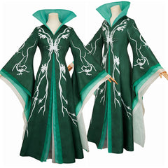Wicked: For Good(2025) Madame Morrible Tenue Verte Cosplay Costume