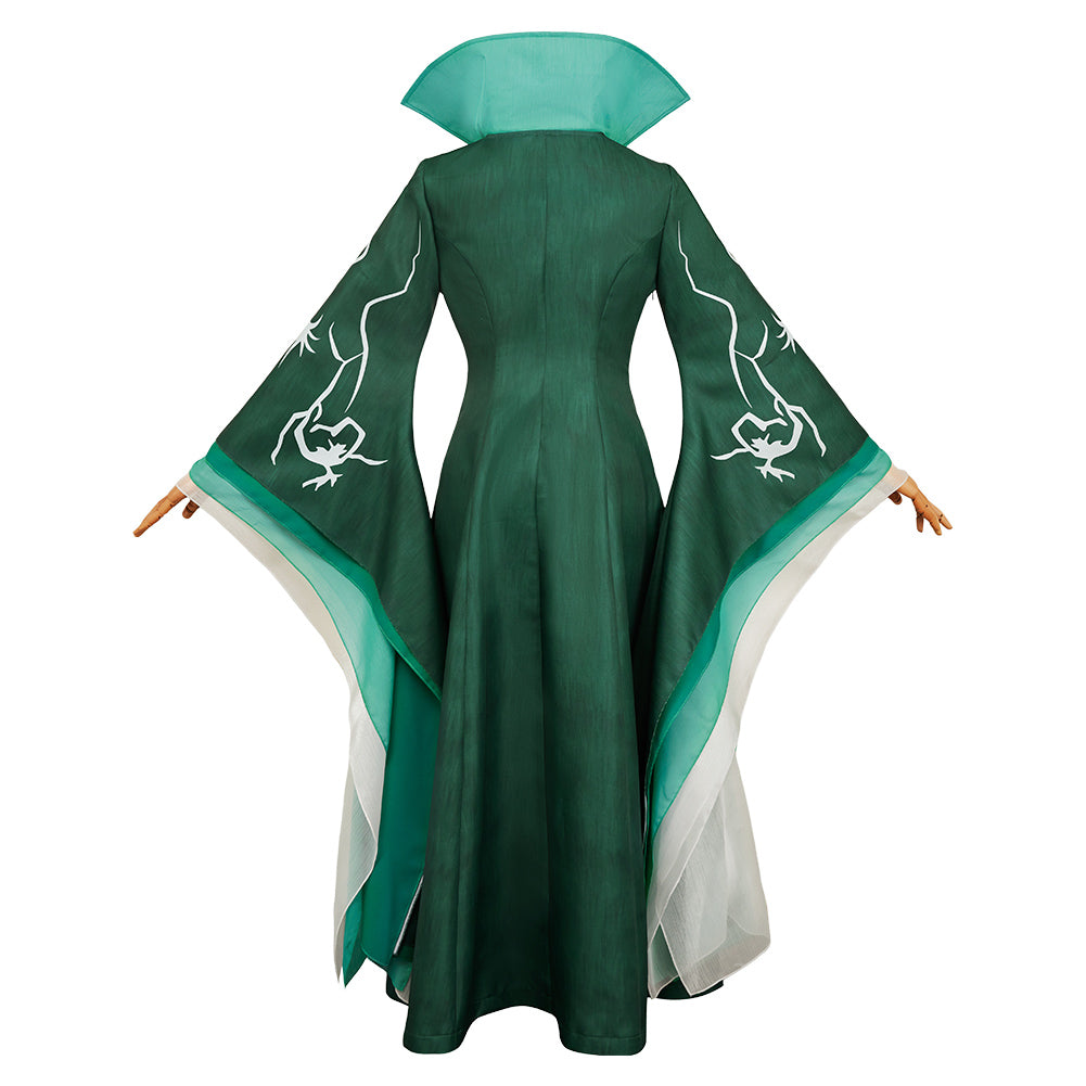 Wicked: For Good(2025) Madame Morrible Tenue Verte Cosplay Costume