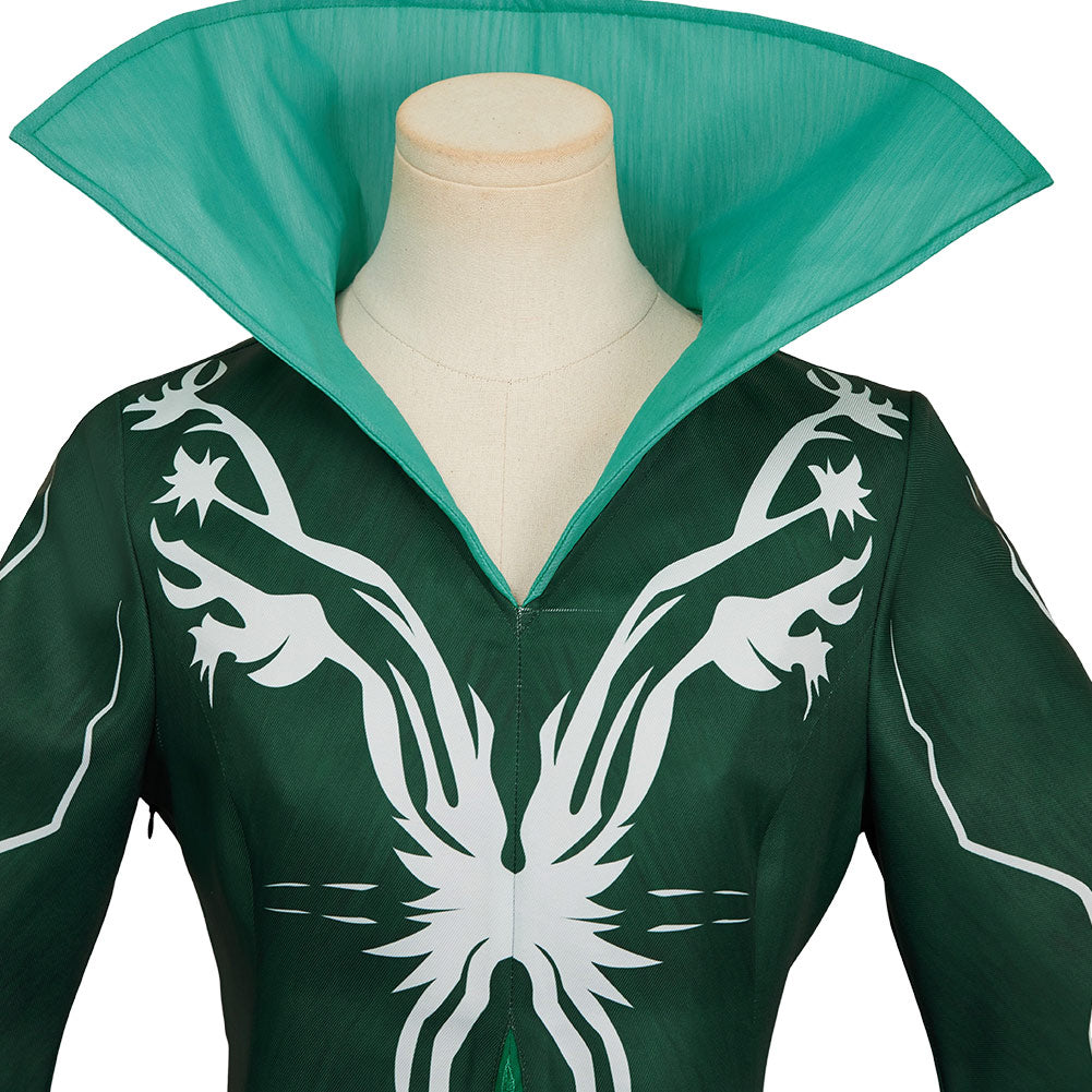 Wicked: For Good(2025) Madame Morrible Tenue Verte Cosplay Costume