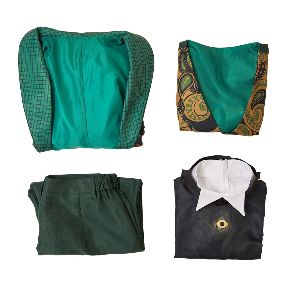 Wicked: For Good(2025) Wizard Tenue Verte Cosplay Costume