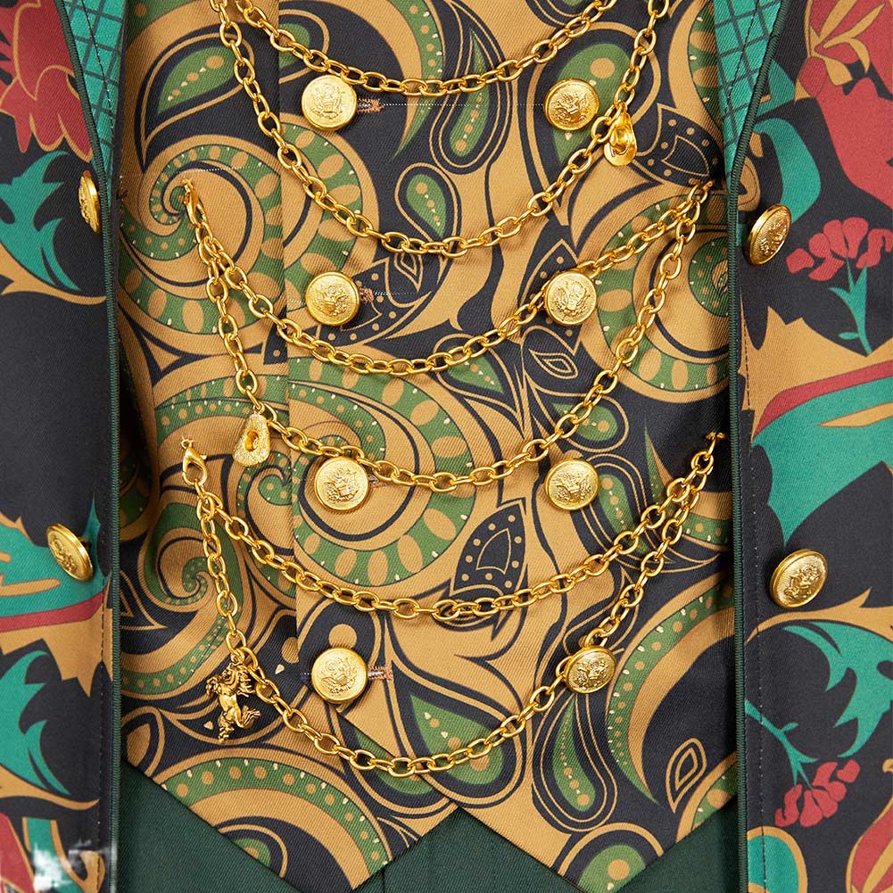 Wicked: For Good(2025) Wizard Tenue Verte Cosplay Costume