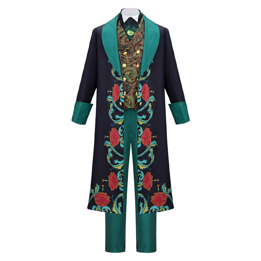 Wicked: For Good(2025) Wizard Tenue Verte et Noire Cosplay Costume